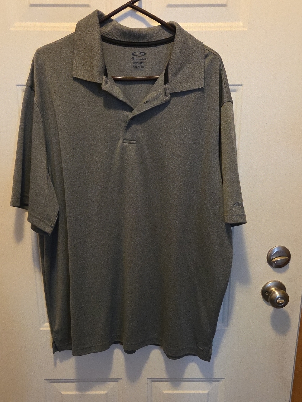 Champion Men's Olive Gray Polo Shirt